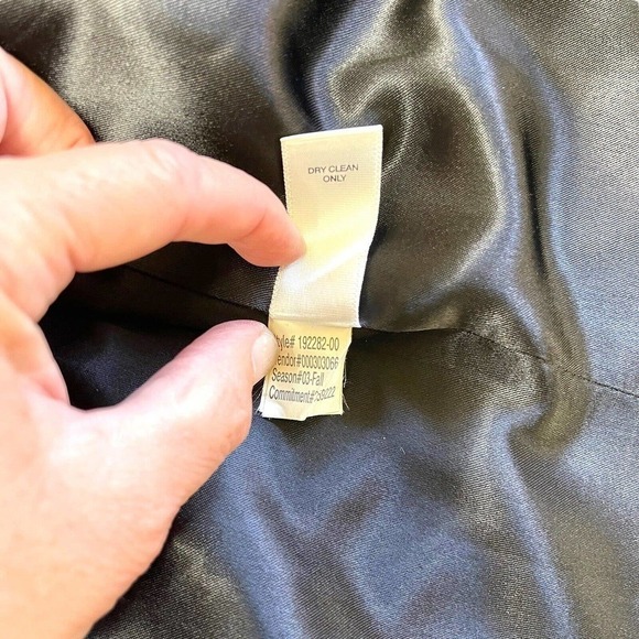 Vtg Banana Republic Men’s Classic Wool Two Button Blazer Charcoal Gray Stretch - Picture 12 of 12